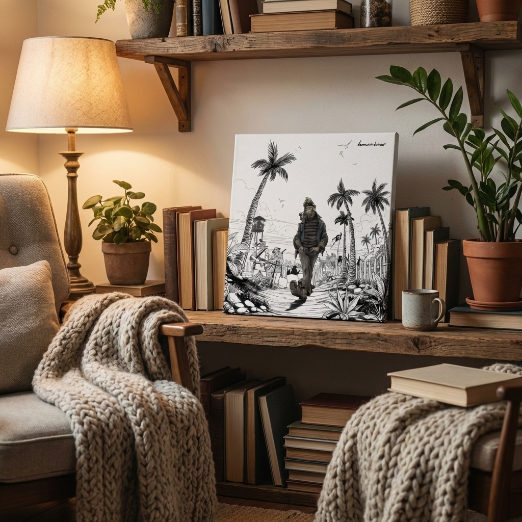 Vászonkép: A megkerült cirkáló 50x50 cm