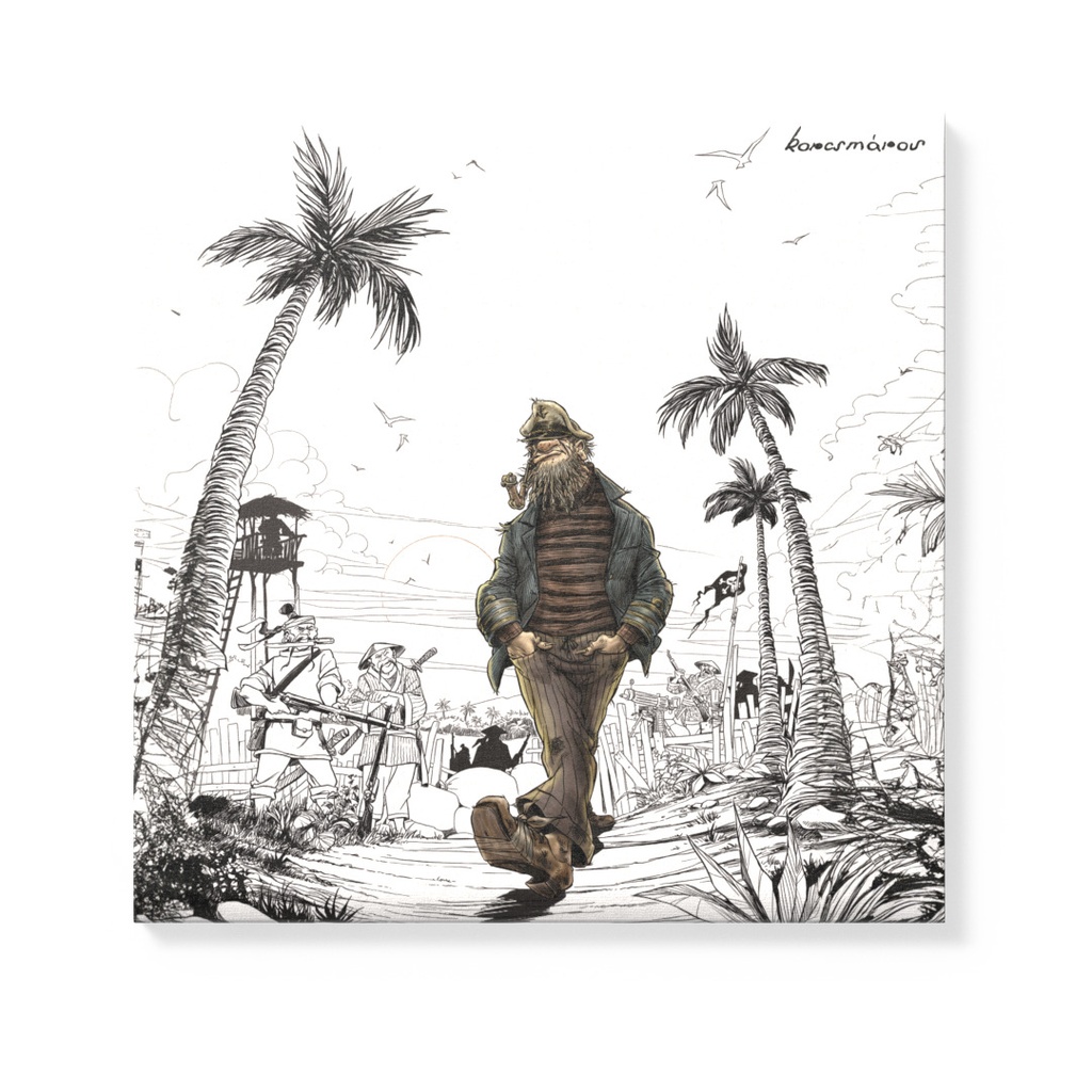 Vászonkép: A megkerült cirkáló 50x50 cm