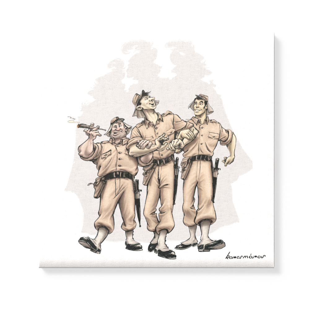 Vászonkép: A három testőr 50x50 cm