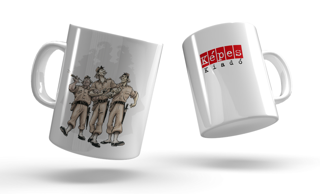 Bögre: A három testőr Afrikában – Csülök, Tuskó, Senki Alfonz