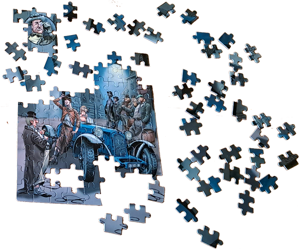 Rejtő-Korcsmáros kirakós PUZZLE