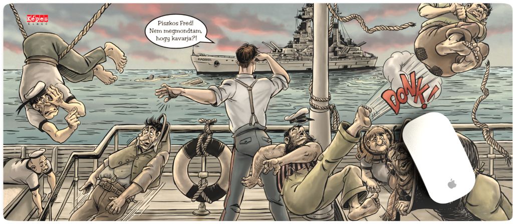 Egérpad „Kavarja!” 70×30 cm