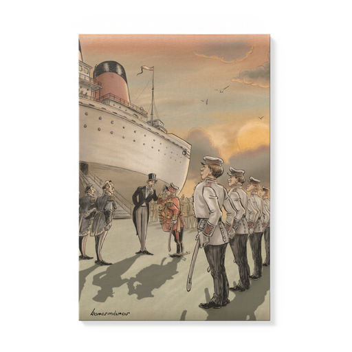 Vászonkép: „Fülig Jimmy és Pollinó tábornok” 40x60 cm