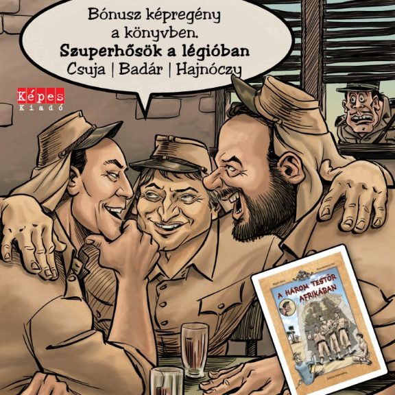 A három testőr Afrikában (színes képregény) +3 oldalas bónusz képregénnyel