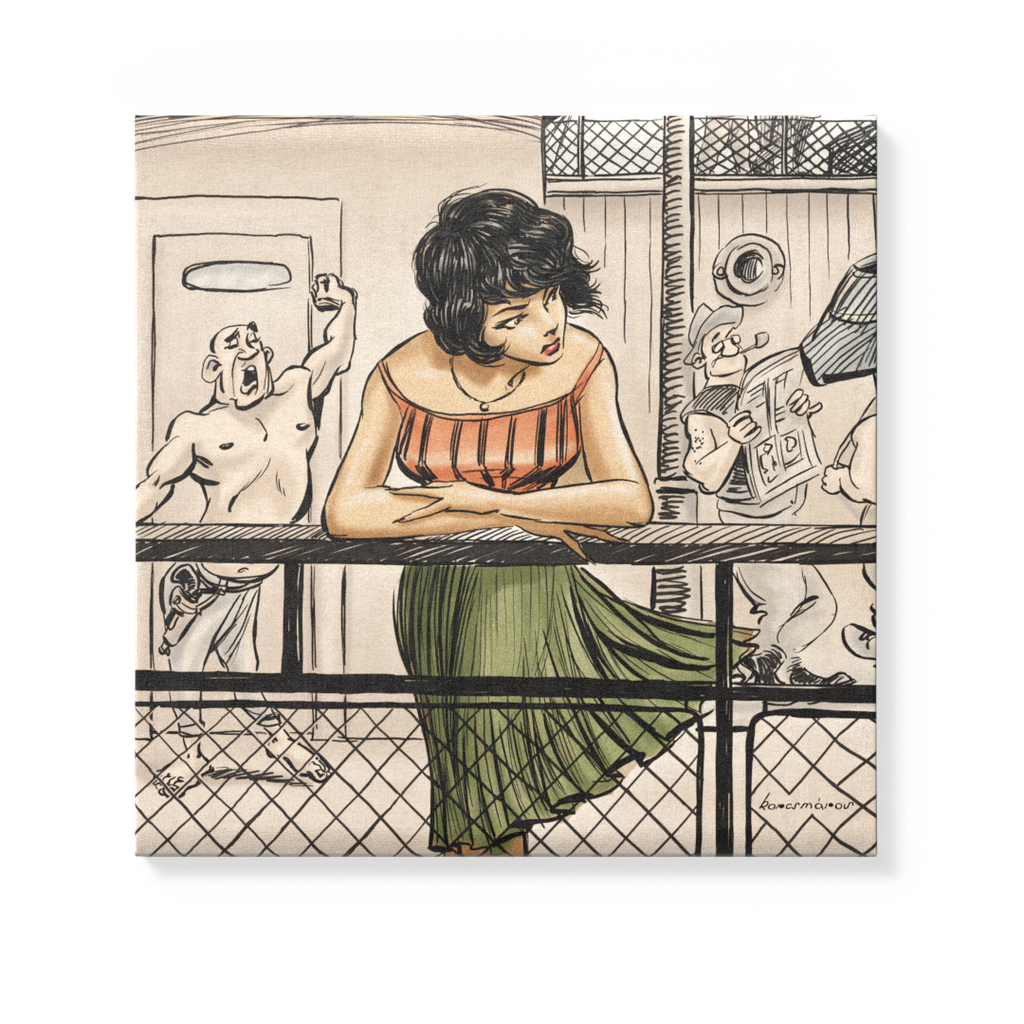 Vászonkép: „Anna Alvarez avagy Vöröskarom” 50x50 cm