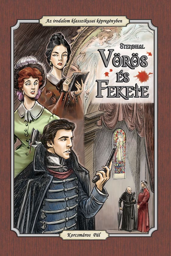 Vörös és fekete (fekete-fehér képregény)