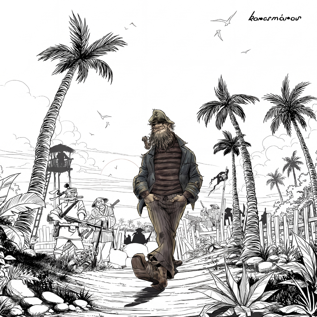 Vászonkép: A megkerült cirkáló 50x50 cm