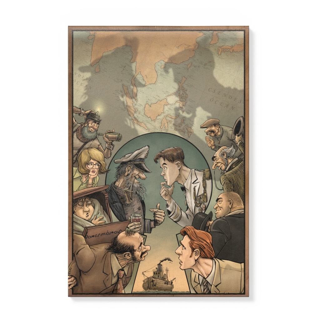 Vászonkép: Piszkos Fred közbelép 40x60 cm