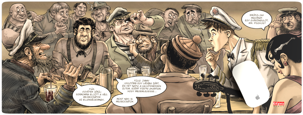 Egérpad „Megbocsájtok!” 80×30 cm