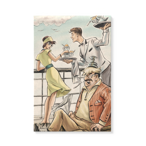 Vászonkép: „Fülig Jimmy alias José Pombio” 40x60 cm