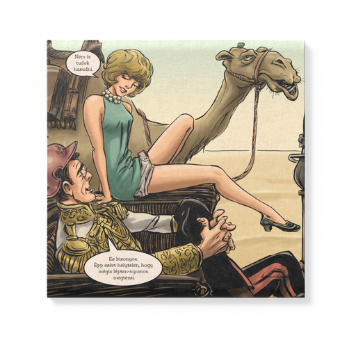 Vászonkép: „Anna Morgenstern és Sir Oliver Yolland” 60x60 cm