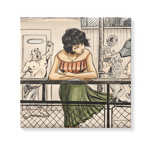 Vászonkép: „Anna Alvarez avagy Vöröskarom” 50x50 cm