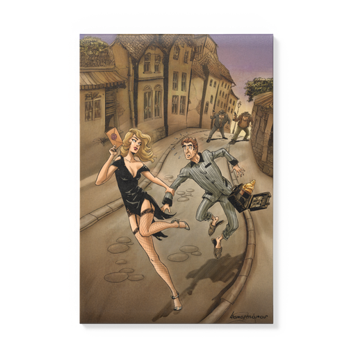 Vászonkép: Szőke Ciklon Borító 40x50 cm