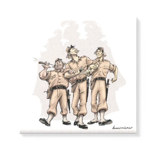 Vászonkép: A három testőr 50x50 cm