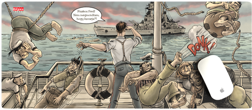 Egérpad „Kavarja!” 70×30 cm